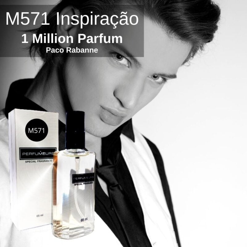 Perfume Contratipo Masculino M571 65ml Inspirado em 1 Million Parfum Paco Rabanne