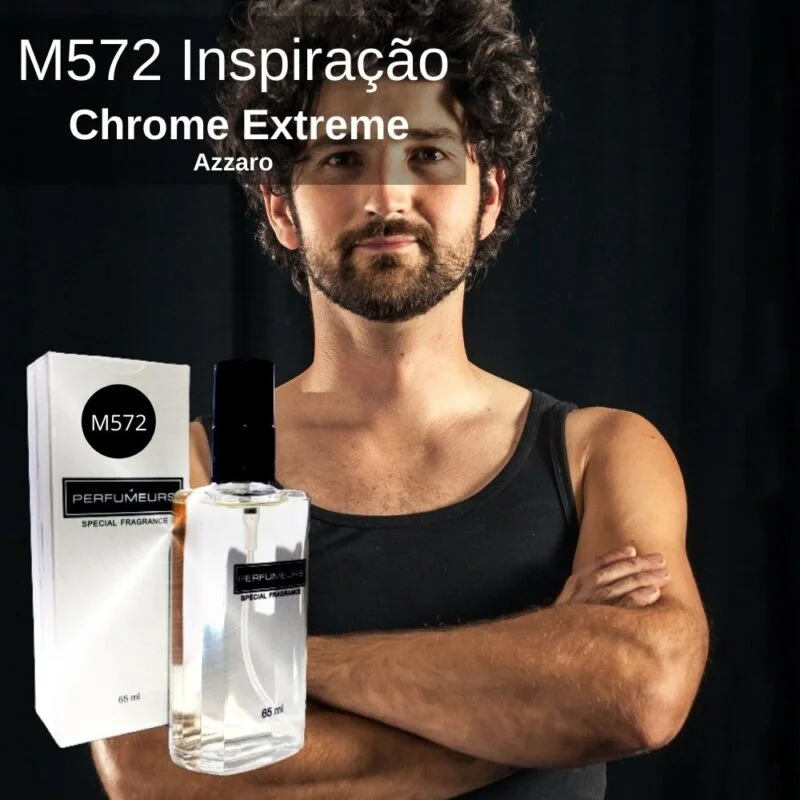 Perfume Contratipo Masculino M572 65ml Inspirado em Azzaro Chrome Extreme