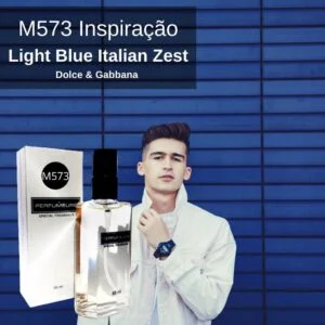 Perfume Contratipo Masculino M573 65ml Inspirado em Dolce Gabbana Light Blue Italian Zest