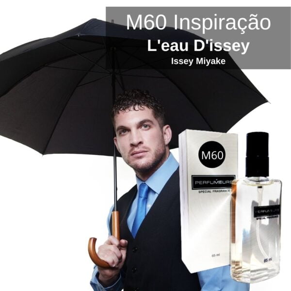 Perfume Contratipo Masculino M60 65ml Inspirado em L'eau D'issey Issey Miyake