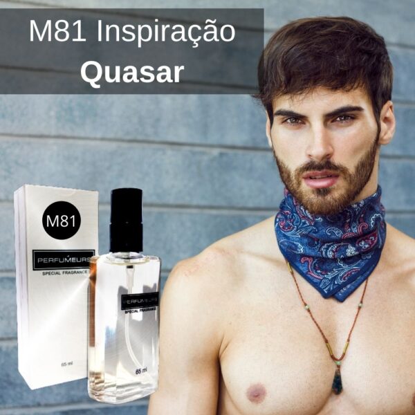 Perfume Contratipo Masculino M81 65ml Inspirado em Quasar