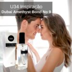Perfume Contratipo Unissex U34 65ml Inspirado em Dubai Amethyst Bond No 9