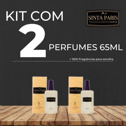 Kit 02 Perfumes Contratipos 65ml