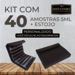 Kit com 40 Amostras de 5ml + Estojo