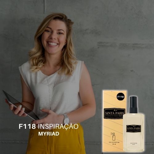 Perfume Contratipo Feminino F118 65ml Inspirado em MYRIAD PERFUME MYRIAD,CONTRATIPO MYRIAD