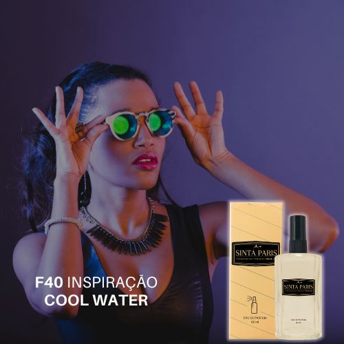 Perfume Contratipo Feminino F40 65ml Inspirado em COOL WATER DAVIDOFF PERFUME COOL WATER DAVIDOFF,CONTRATIPO COOL WATER DAVIDOFF