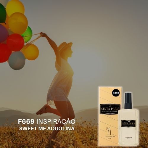 Perfume Contratipo Feminino F669 65ml Inspirado em SWEET ME AQUOLINA PERFUME SWEET ME AQUOLINA,CONTRATIPO SWEET ME AQUOLINA