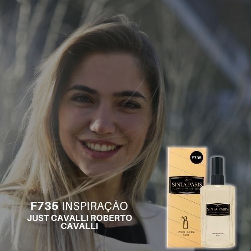 Perfume Contratipo Feminino F735 65ml Inspirado em JUST CAVALLI ROBERTO CAVALLI PERFUME JUST CAVALLI ROBERTO CAVALLI,CONTRATIPO JUST CAVALLI ROBERTO CAVALLI