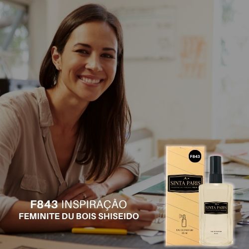 Perfume Contratipo Feminino F843 65ml Inspirado em FEMINITE DU BOIS SHISEIDO PERFUME FEMINITE DU BOIS SHISEIDO,CONTRATIPO FEMINITE DU BOIS SHISEIDO