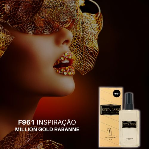 Perfume Contratipo Feminino F961 65ml Inspirado em MILLION GOLD RABANNE PERFUME MILLION GOLD RABANNE,CONTRATIPO MILLION GOLD RABANNE