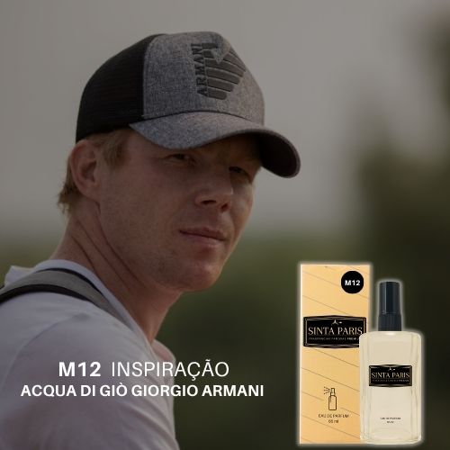 Perfume Contratipo Masculino M12 65ml Inspirado em Acqua di Gio PERFUME Acqua di Gio,CONTRATIPO Acqua di Gio