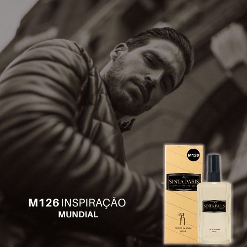 Perfume Contratipo Masculino M126 65ml Inspirado em MUNDIAL PERFUME MUNDIAL,CONTRATIPO MUNDIAL