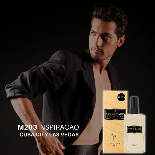 Perfume Contratipo Masculino M203 65ml Inspirado em CUBA CITY LAS VEGAS PERFUME CUBA CITY LAS VEGAS,CONTRATIPO CUBA CITY LAS VEGAS