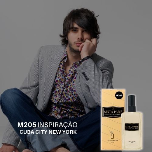 Perfume Contratipo Masculino M205 65ml Inspirado em CUBA CITY NEW YORK PERFUME CUBA CITY NEW YORK,CONTRATIPO CUBA CITY NEW YORK