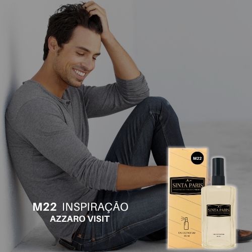Perfume Contratipo Masculino M22 65ml Inspirado em AZZARO VISIT PERFUME AZZARO VISIT,CONTRATIPO AZZARO VISIT