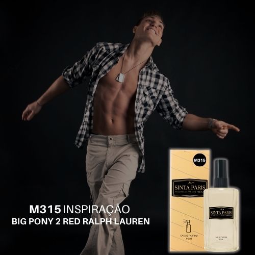 Perfume Contratipo Masculino M315 65ml Inspirado em BIG PONY 2 RED RALPH LAUREN PERFUME BIG PONY 2 RED RALPH LAUREN,CONTRATIPO BIG PONY 2 RED RALPH LAUREN
