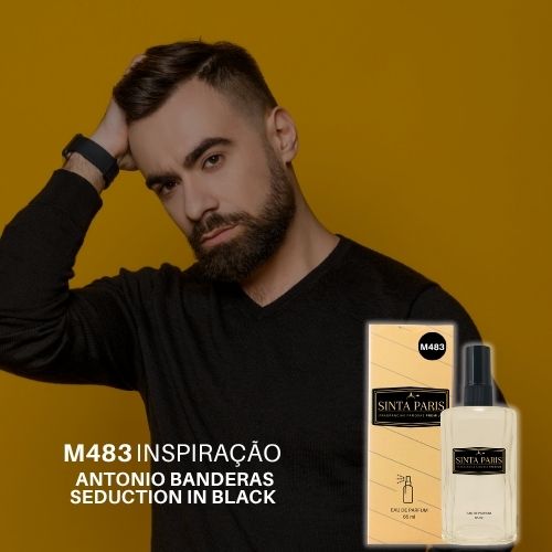 Perfume Contratipo Masculino M483 65ml Inspirado em ANTONIO BANDERAS SEDUCTION IN BLACK PERFUME ANTONIO BANDERAS SEDUCTION IN BLACK,CONTRATIPO ANTONIO BANDERAS SEDUCTION IN BLACK