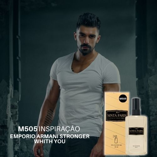 Perfume Contratipo Masculino M505 65ml Inspirado em Emporio Armani Stronger Whith You PERFUME Emporio Armani Stronger Whith You,CONTRATIPO Emporio Armani Stronger Whith You
