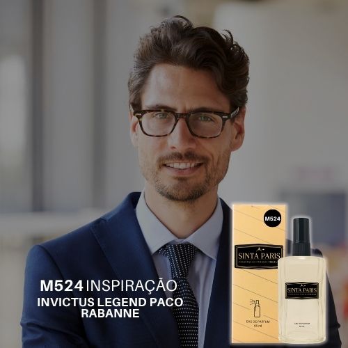 Perfume Contratipo Masculino M524 65ml Inspirado em INVICTUS LEGEND PACO RABANNE PERFUME INVICTUS LEGEND PACO RABANNE,CONTRATIPO INVICTUS LEGEND PACO RABANNE