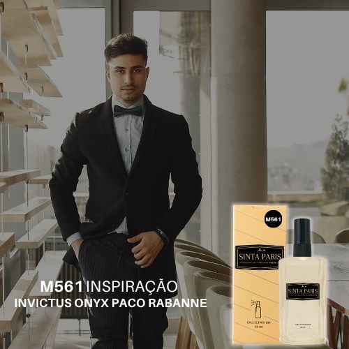 Perfume Contratipo Masculino M561 65ml Inspirado em INVICTUS ONYX PACO RABANNE PERFUME INVICTUS ONYX PACO RABANNE,CONTRATIPO INVICTUS ONYX PACO RABANNE