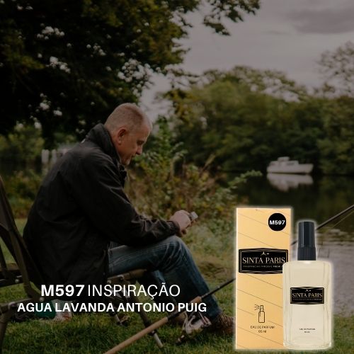 Perfume Contratipo Masculino M597 65ml Inspirado em AGUA LAVANDA ANTONIO PUIG PERFUME AGUA LAVANDA ANTONIO PUIG,CONTRATIPO AGUA LAVANDA ANTONIO PUIG