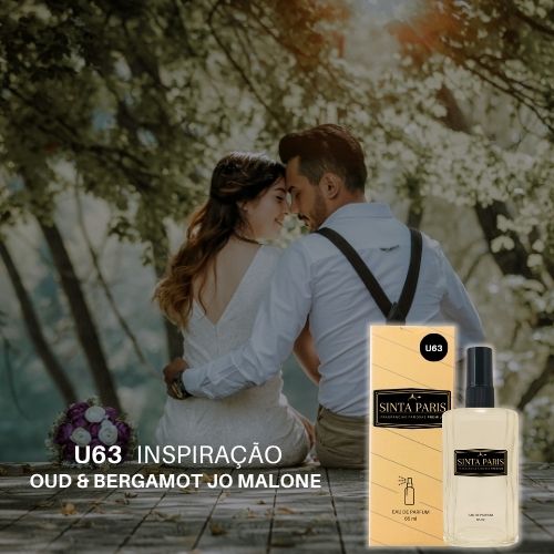 Perfume Contratipo Unissex U63 65ml Inspirado em OUD & BERGAMOT JO MALONE PERFUME OUD & BERGAMOT JO MALONE,CONTRATIPO OUD & BERGAMOT JO MALONE