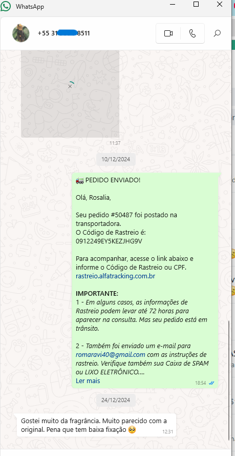 depoimentos avaliações clientes sinta paris perfumes