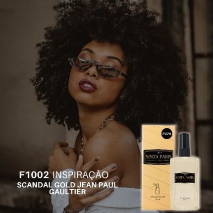 Perfume Contratipo Feminino F1002 65ml Inspirado em  SCANDAL GOLD JEAN PAUL GAULTIER