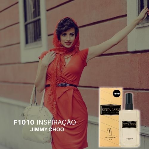 F1010 Perfume Contratipo Feminino F1010 65ml Inspirado em JIMMY CHOO - Imagem 1
