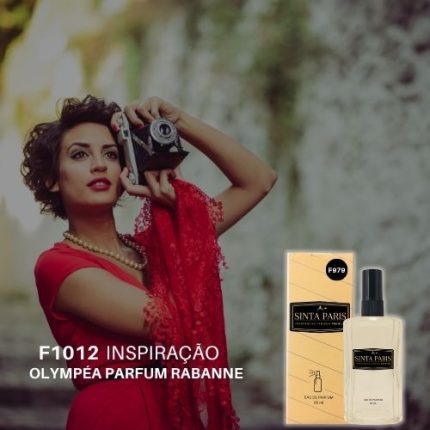 Perfume Contratipo Feminino F1012 65ml Inspirado em  OLYMPÉA PARFUM RABANNE