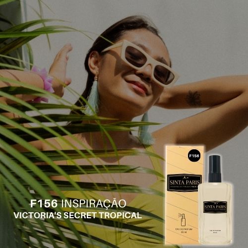 F156 Perfume Contratipo Feminino F156 65ml Inspirado em  VICTORIA'S SECRET TROPICAL - Imagem 1