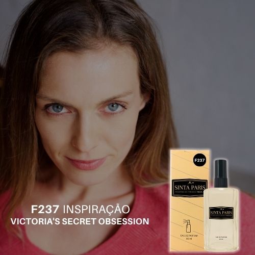 F237 Perfume Contratipo Feminino F237 65ml Inspirado em  VICTORIA'S SECRET OBSESSION - Imagem 1