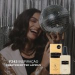 Perfume Contratipo Feminino F243 65ml Inspirado em  CREATION BY TED LAPIDUS
