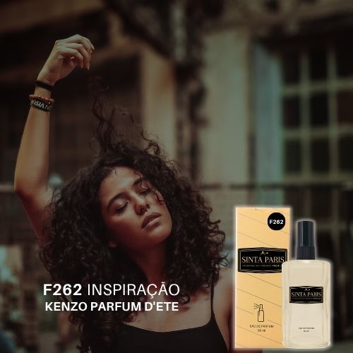 F262 Perfume Contratipo Feminino F262 65ml Inspirado em KENZO PARFUM D'ETE - Imagem 1