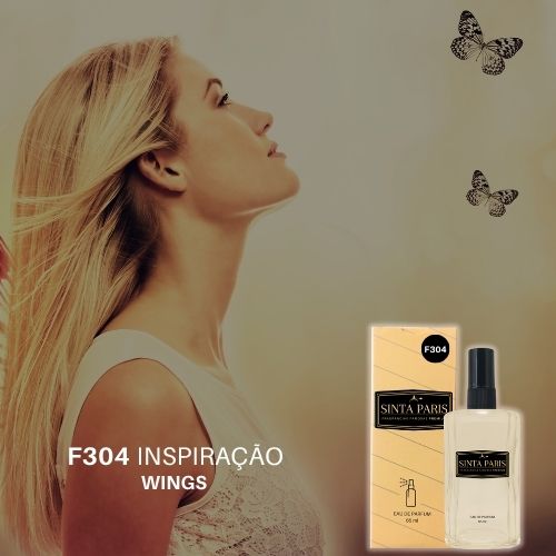 F304 Perfume Contratipo Feminino F304 65ml Inspirado em  WINGS - Imagem 1