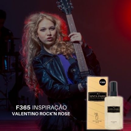 Perfume Contratipo Feminino F365 65ml Inspirado em  VALENTINO ROCK'N ROSE