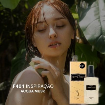 Perfume Contratipo Feminino F401 65ml Inspirado em  Acqua Musk