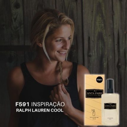 Perfume Contratipo Feminino F591 65ml Inspirado em  RALPH LAUREN COOL