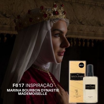 Perfume Contratipo Feminino F617 65ml Inspirado em  DYNASTIE MADEMOISELLE MARINA BOURBON