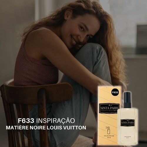 F633 Perfume Contratipo Feminino F633 65ml Inspirado em MATIÈRE NOIRE LOUIS VUITTON - Imagem 1