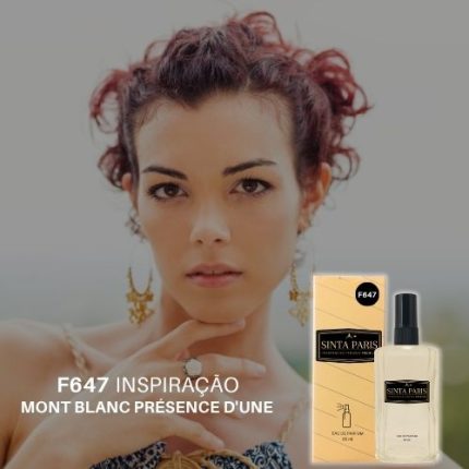 Perfume Contratipo Feminino F647 65ml Inspirado em  PRÉSENCE D'UNE MONT BLANC
