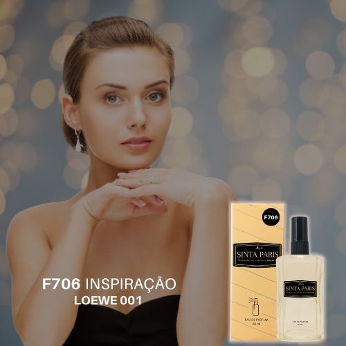 F706 Perfume Contratipo Feminino F706 65ml Inspirado em LOEWE 001 - Imagem 1