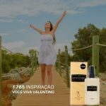 Perfume Contratipo Feminino F765 65ml Inspirado em  VOCE VIVA VALENTINO