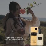 Perfume Contratipo Feminino F807 65ml Inspirado em  MISS DIOR ROSE N'ROSES