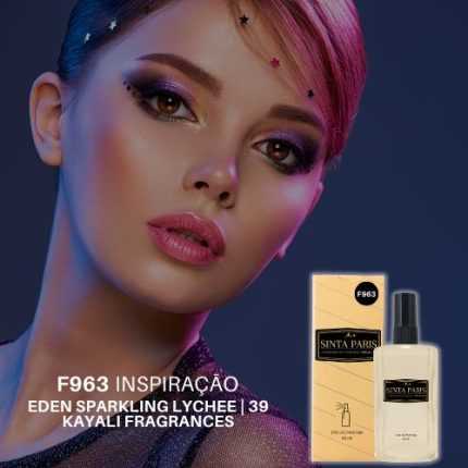 Perfume Contratipo Feminino F963 65ml Inspirado em  EDEN SPARKLING LYCHEE | 39 KAYALI FRAGRANCES