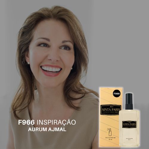 F966 Perfume Contratipo Feminino F966 65ml Inspirado em  AURUM AJMAL - Imagem 1