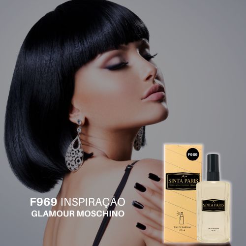 F969 Perfume Contratipo Feminino F969 65ml Inspirado em GLAMOUR MOSCHINO - Imagem 1