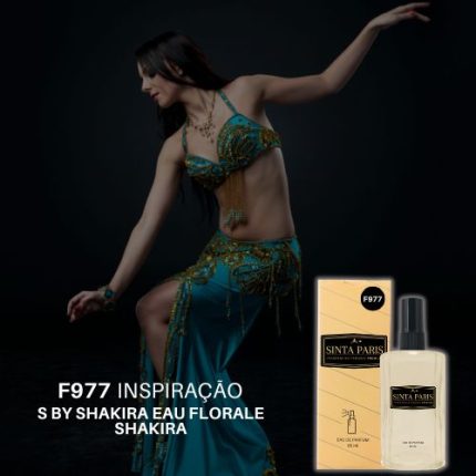 Perfume Contratipo Feminino F977 65ml Inspirado em  S BY SHAKIRA EAU FLORALE SHAKIRA
