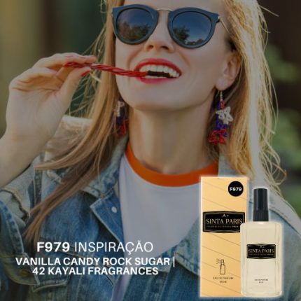 Perfume Contratipo Feminino F979 65ml Inspirado em  VANILLA CANDY ROCK SUGAR | 42 KAYALI FRAGRANCES