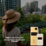 Perfume Contratipo Feminino F981 65ml Inspirado em  MY WAY NECTAR GIORGIO ARMANI